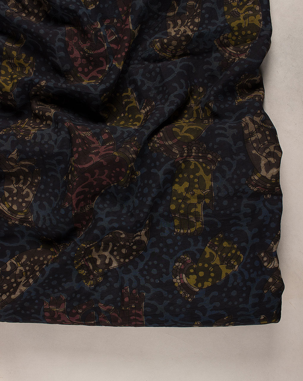 Kashish Hand Block Cotton Silk Fabric