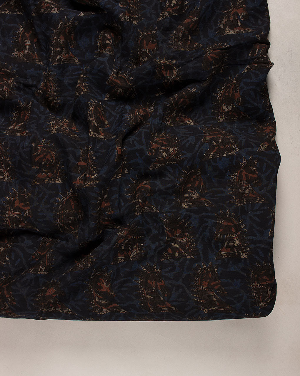 Kashish Hand Block Cotton Silk Fabric