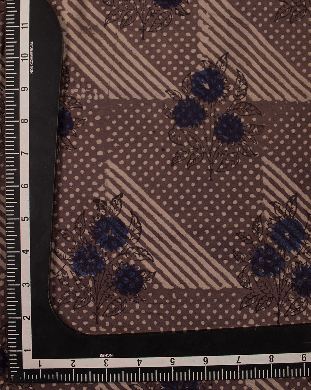 Jhag Ajrak Hand Block Natural Dye Cotton Fabric - Fabriclore.com