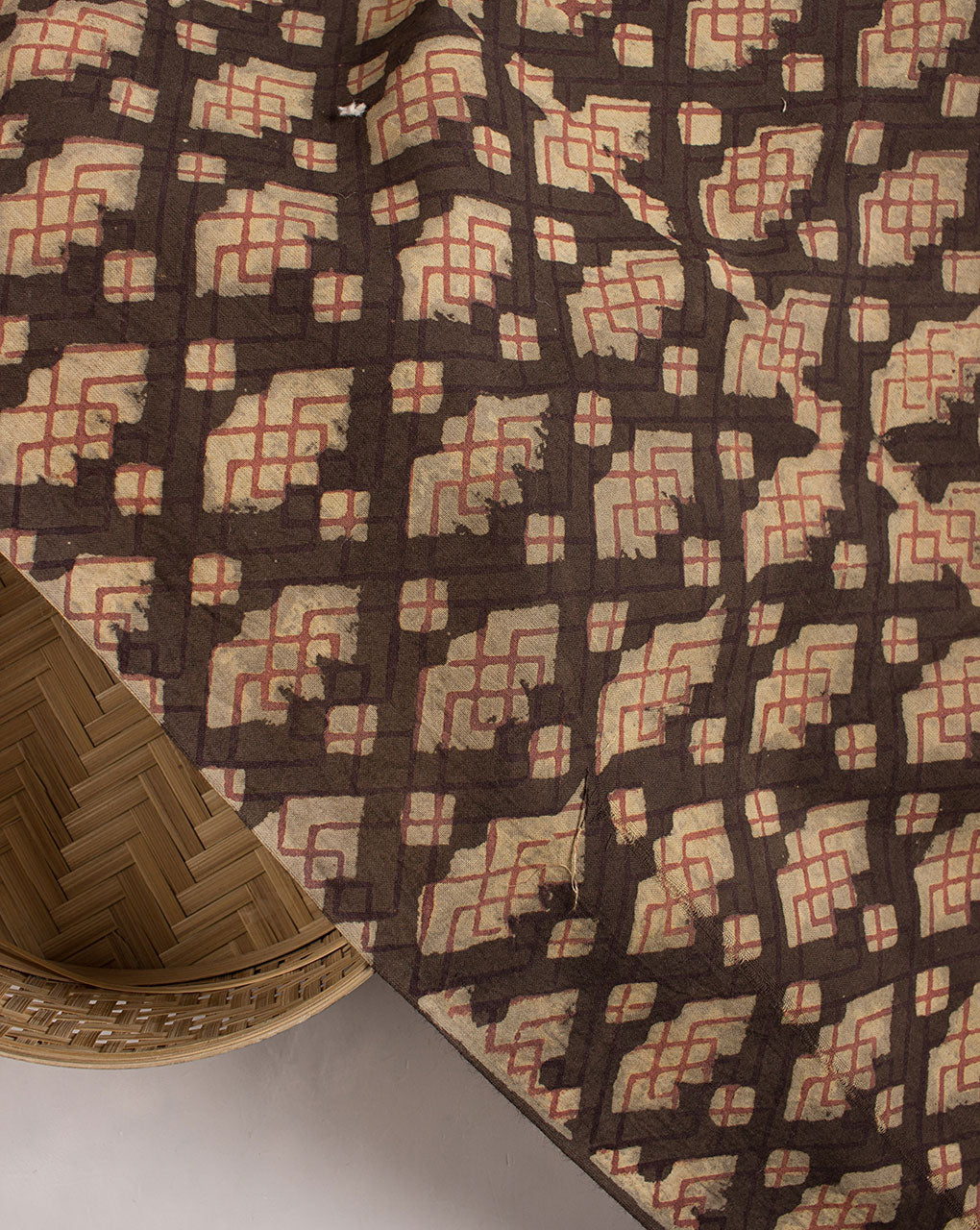 Akola Hand Block Cotton Fabric - Fabriclore.com