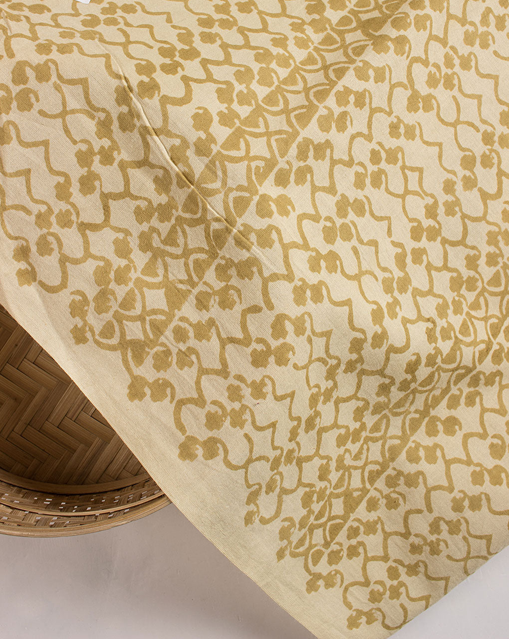 Akola Hand Block Cotton Fabric - Fabriclore.com