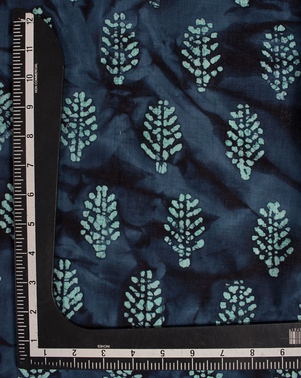 Wax Batik Hand Block Loom Textured Cotton Fabric