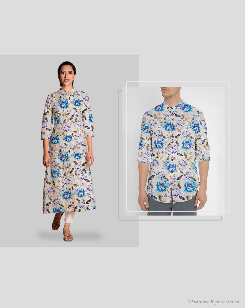Exclusive Digital Print Dobby Cotton Fabric