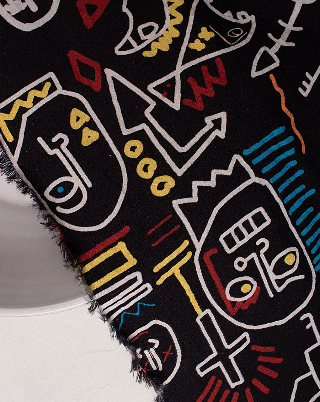 ( Pre Cut 60 CM ) Digital Print Cotton Poplin Fabric