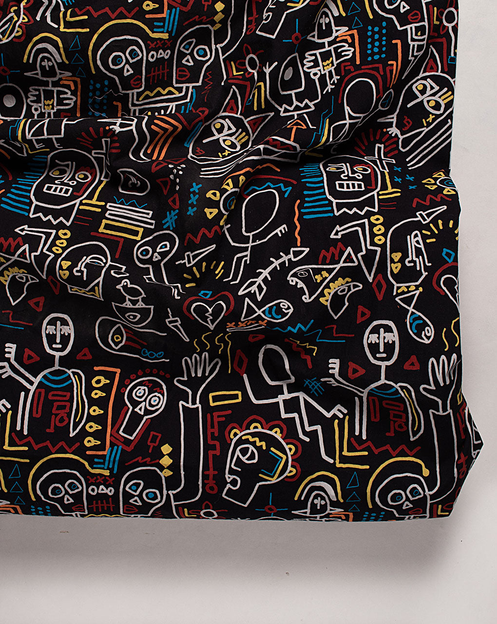 ( Pre Cut 60 CM ) Digital Print Cotton Poplin Fabric