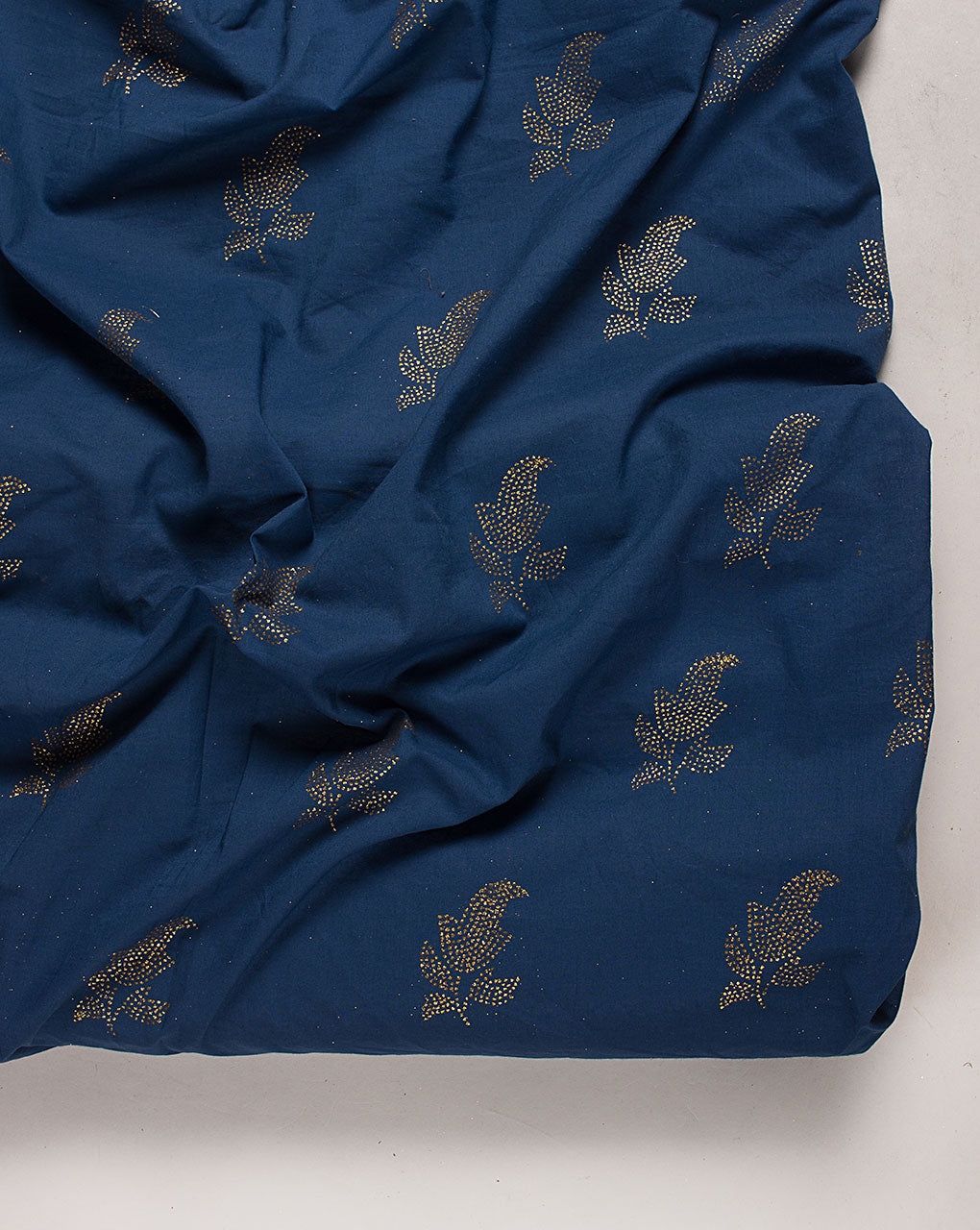 Gold Block Cotton Fabric