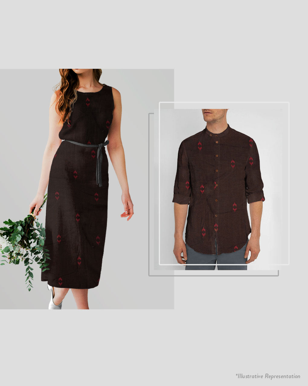 Jacquard Loom Textured Cotton Fabric