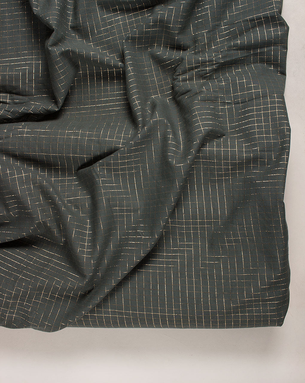 Lurex Loom Textured Cotton Fabric