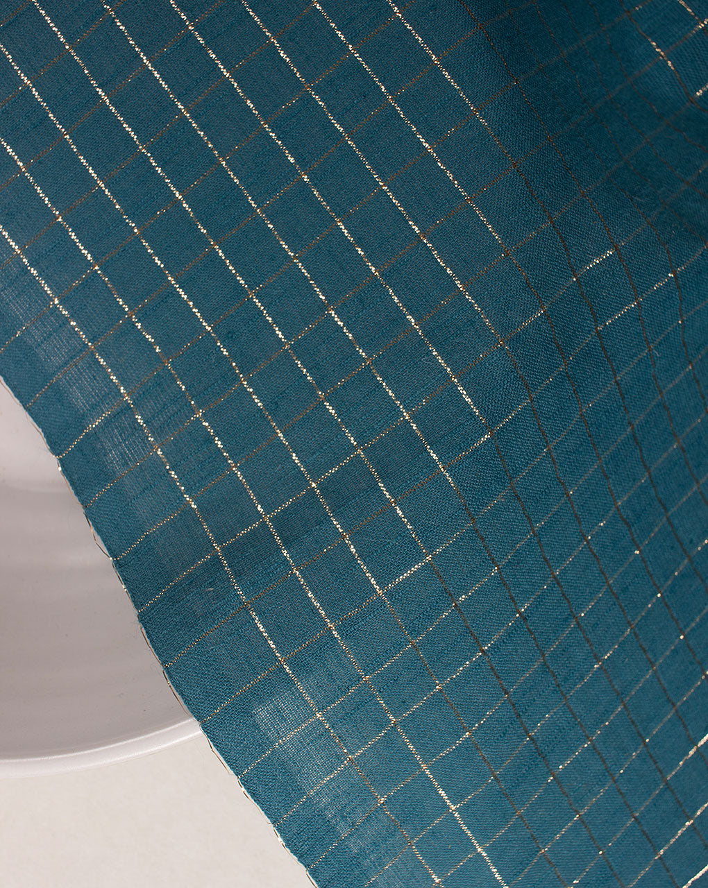 Lurex Loom Textured Cotton Fabric