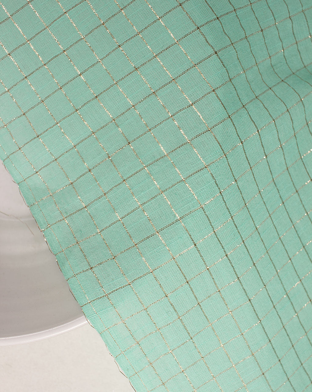 Lurex Loom Textured Cotton Fabric