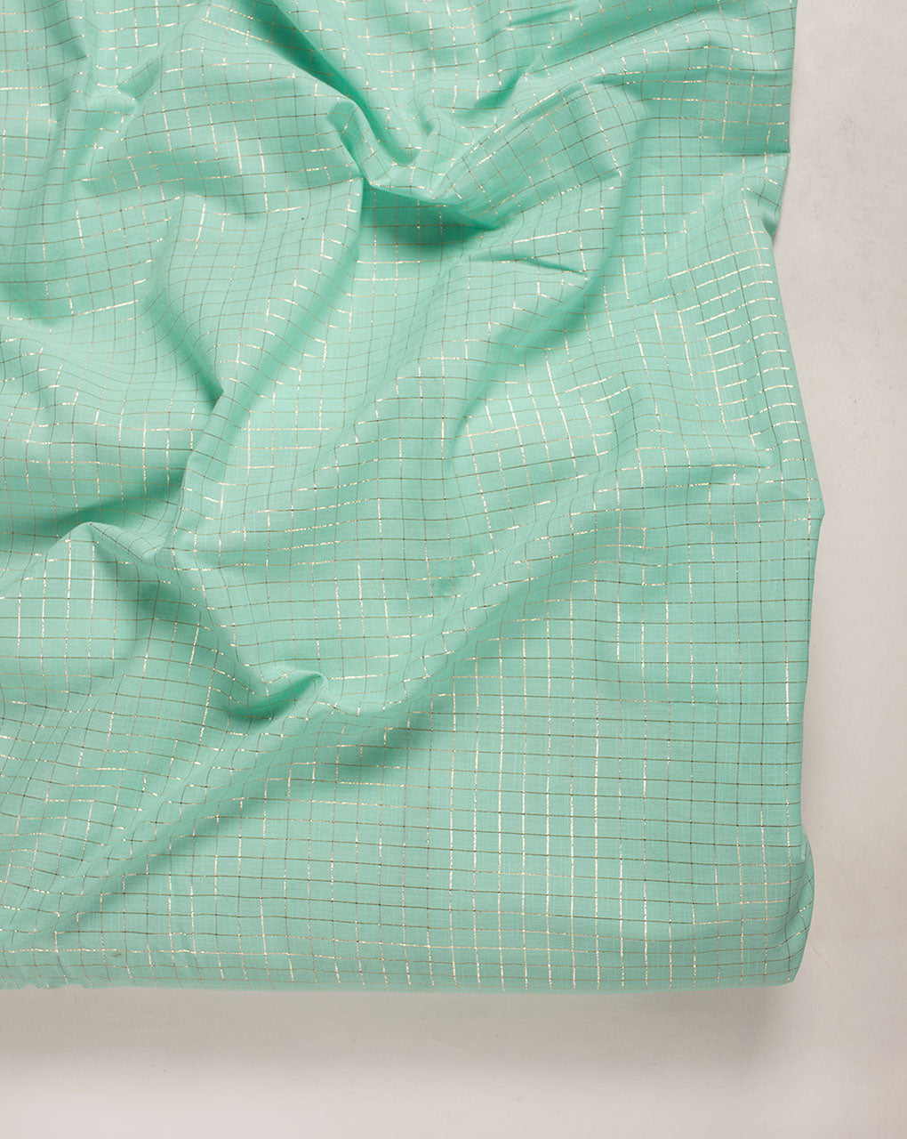 Lurex Loom Textured Cotton Fabric