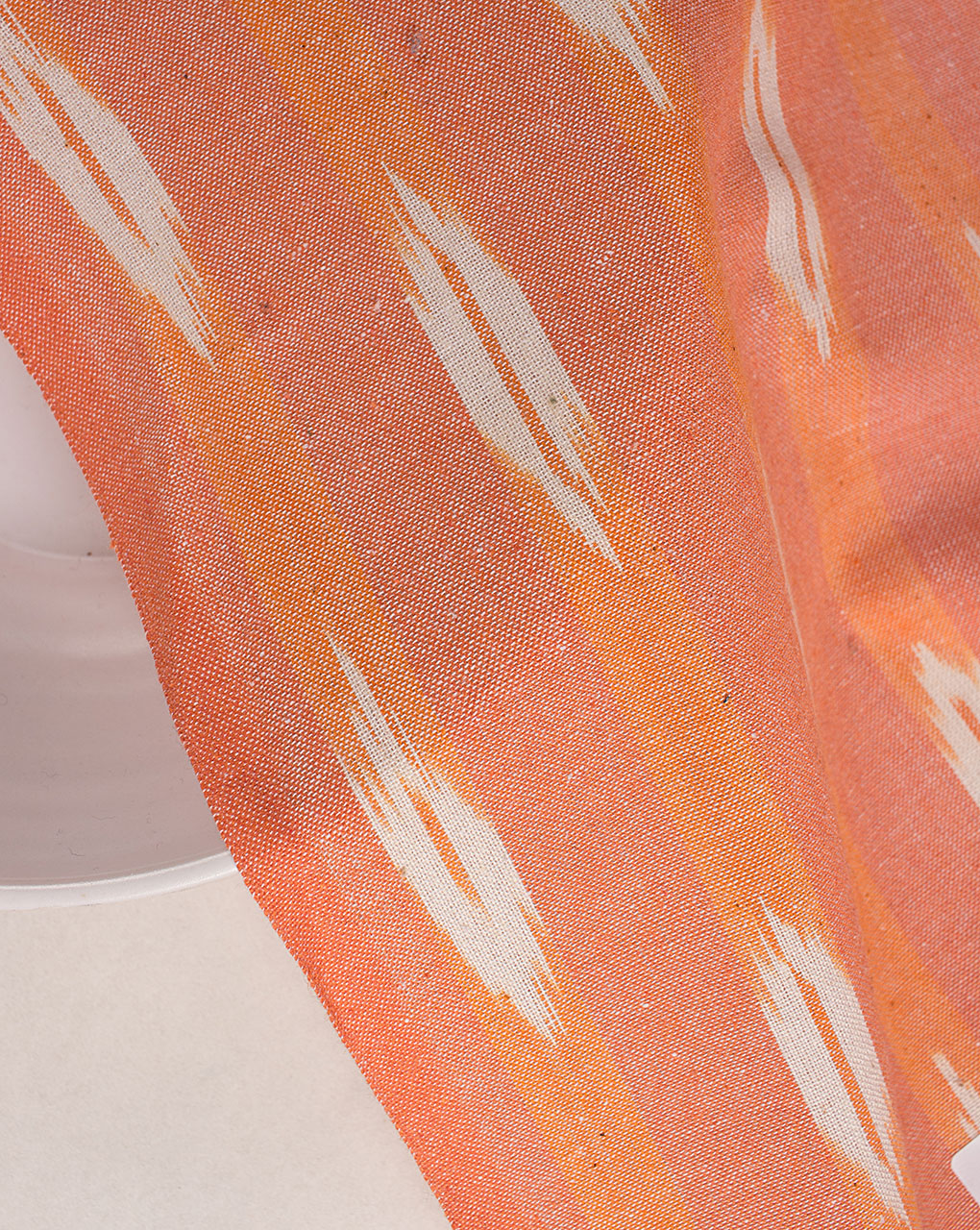 Washed Ikat Cotton Fabric