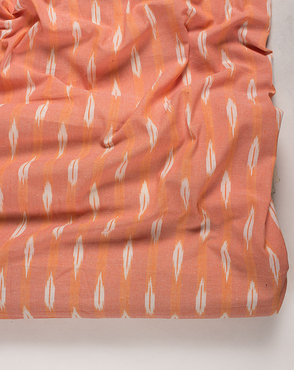 Washed Ikat Cotton Fabric