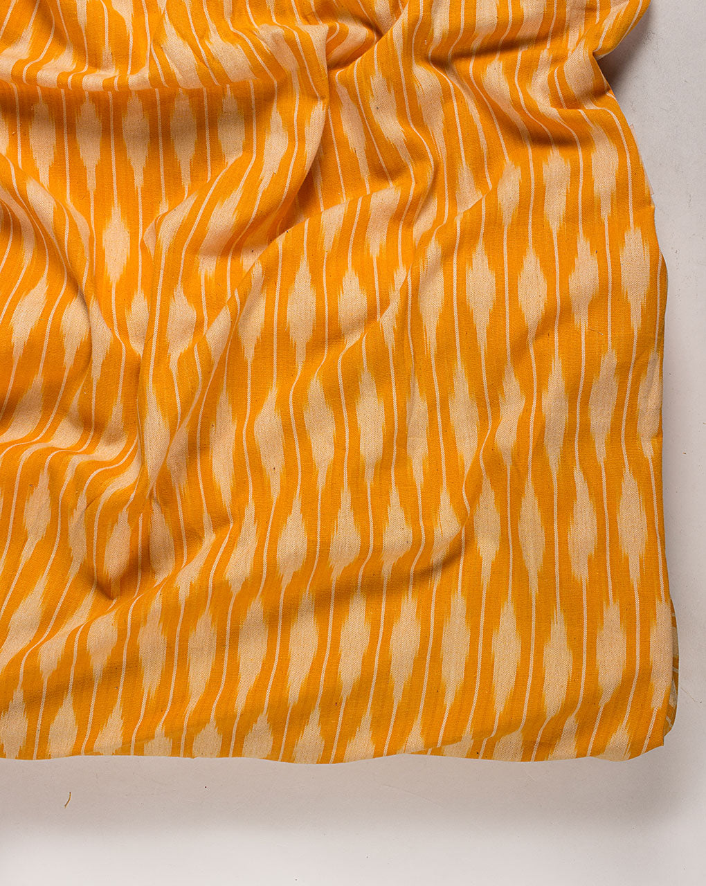 Washed Ikat Cotton Fabric
