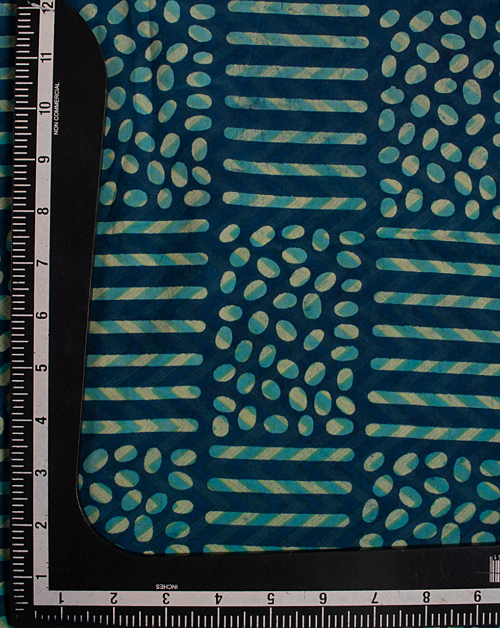 ( Pre Cut 50 CM ) Indigo Hand Block Cotton Fabric