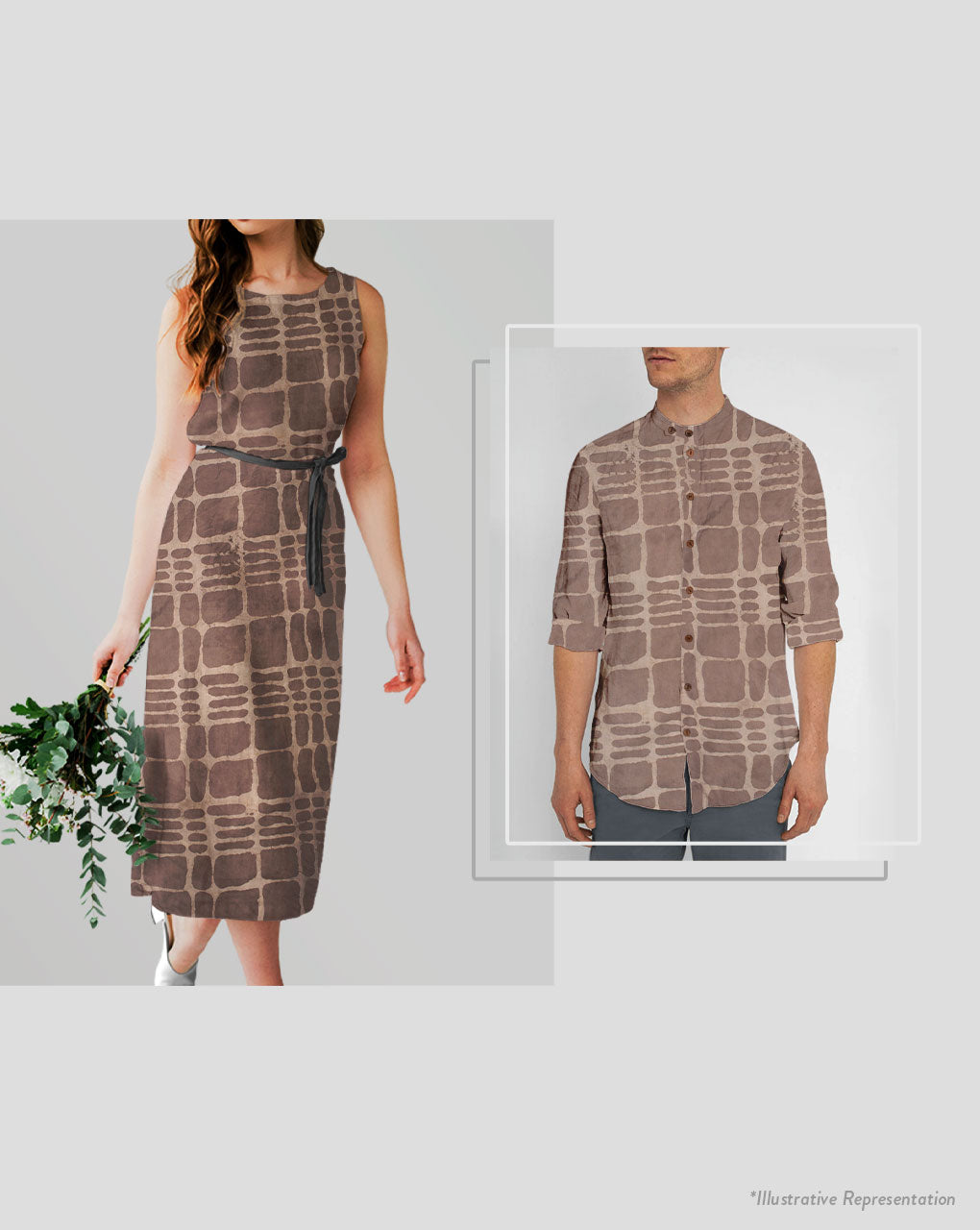 ( Pre Cut 70 CM ) Kashish Hand Block Cotton Fabric