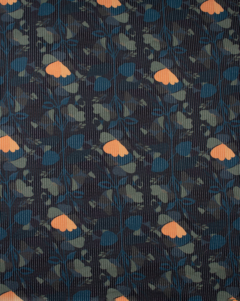 Digital Print Kantha Cotton Fabric - Fabriclore.com