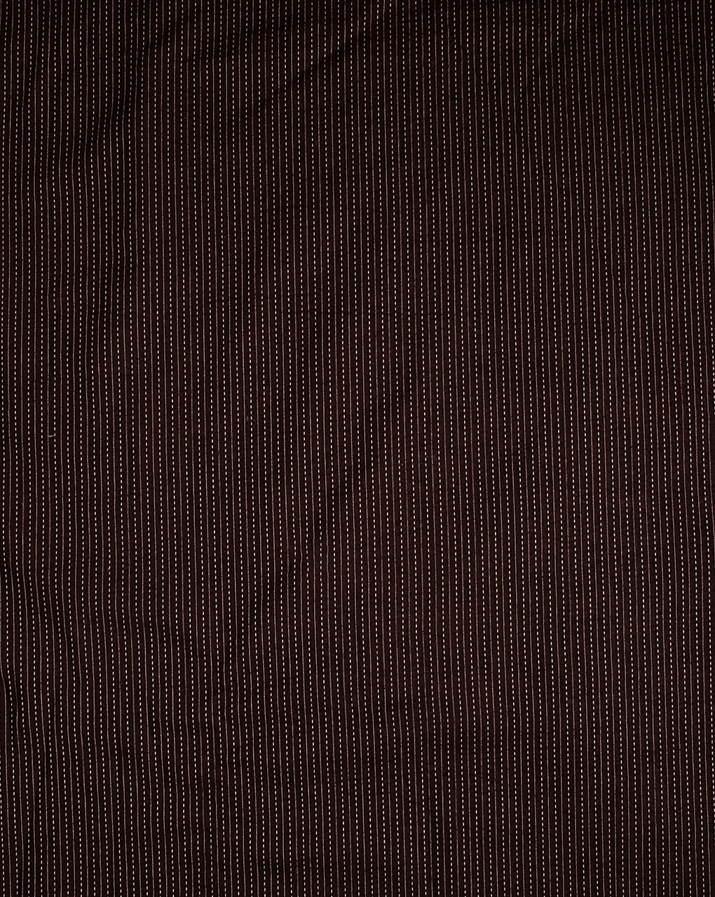 Brown Plain Kantha Cotton Fabric