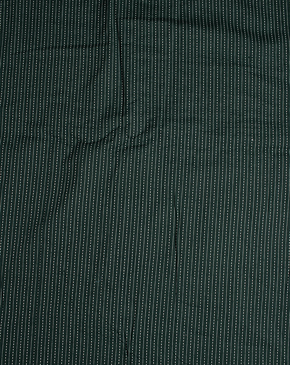 Teal Plain Kantha Cotton Fabric