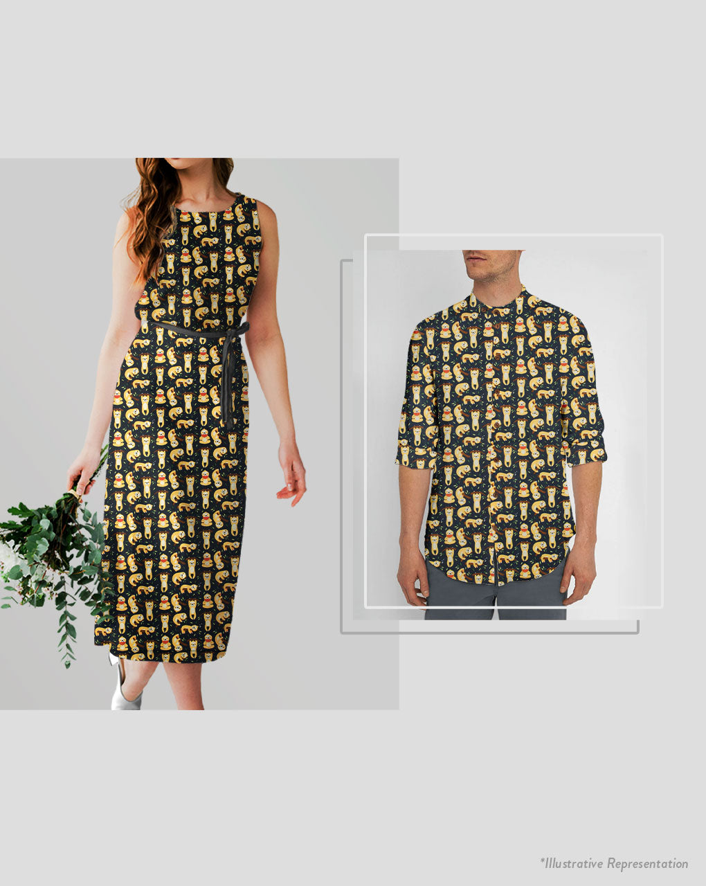 Creature Digital Print 40s Cotton Poplin Fabric 48"