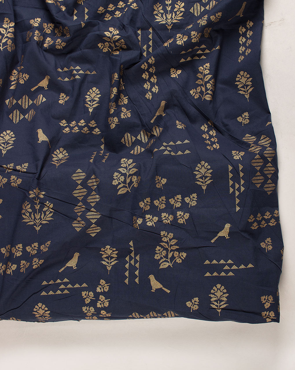 Foil Screen Print Cotton Fabric