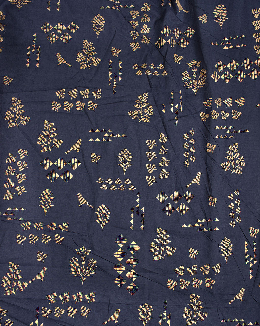Foil Screen Print Cotton Fabric