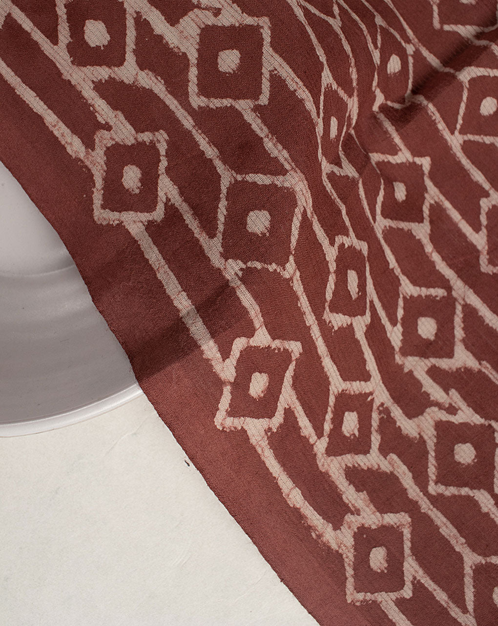 ( Pre Cut 50 CM ) Screen Print Missing Dent Cotton Fabric