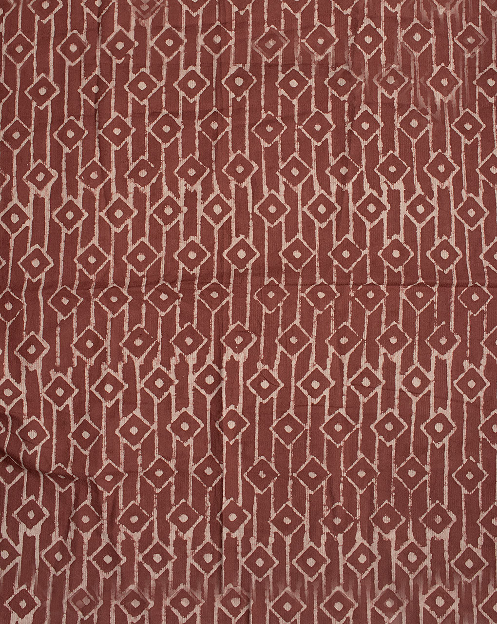 ( Pre Cut 50 CM ) Screen Print Missing Dent Cotton Fabric