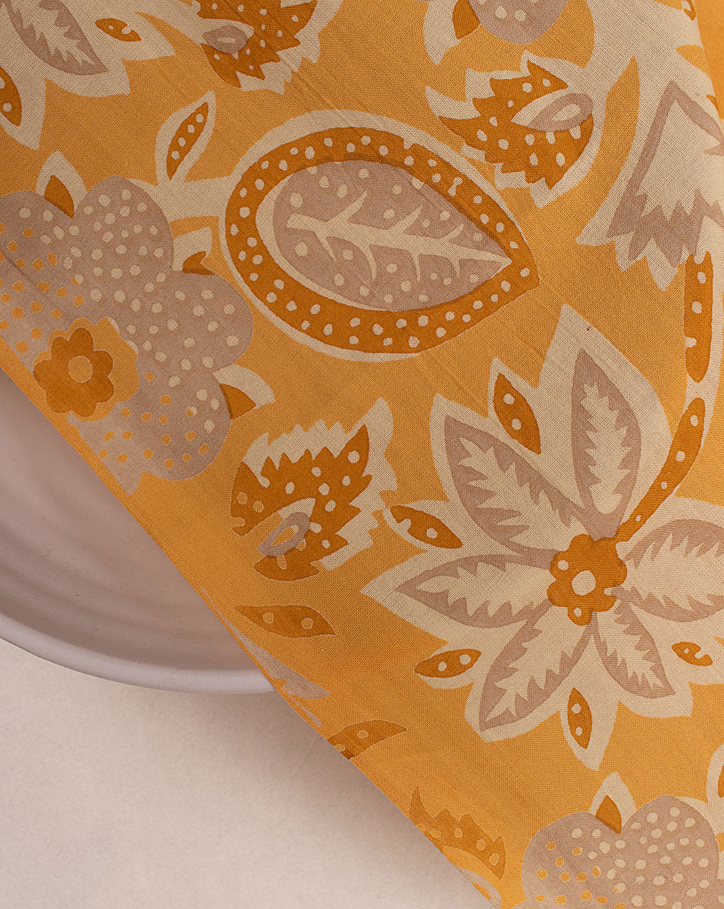 ( Pre Cut 2.25 MTR ) Screen Print Cotton Fabric