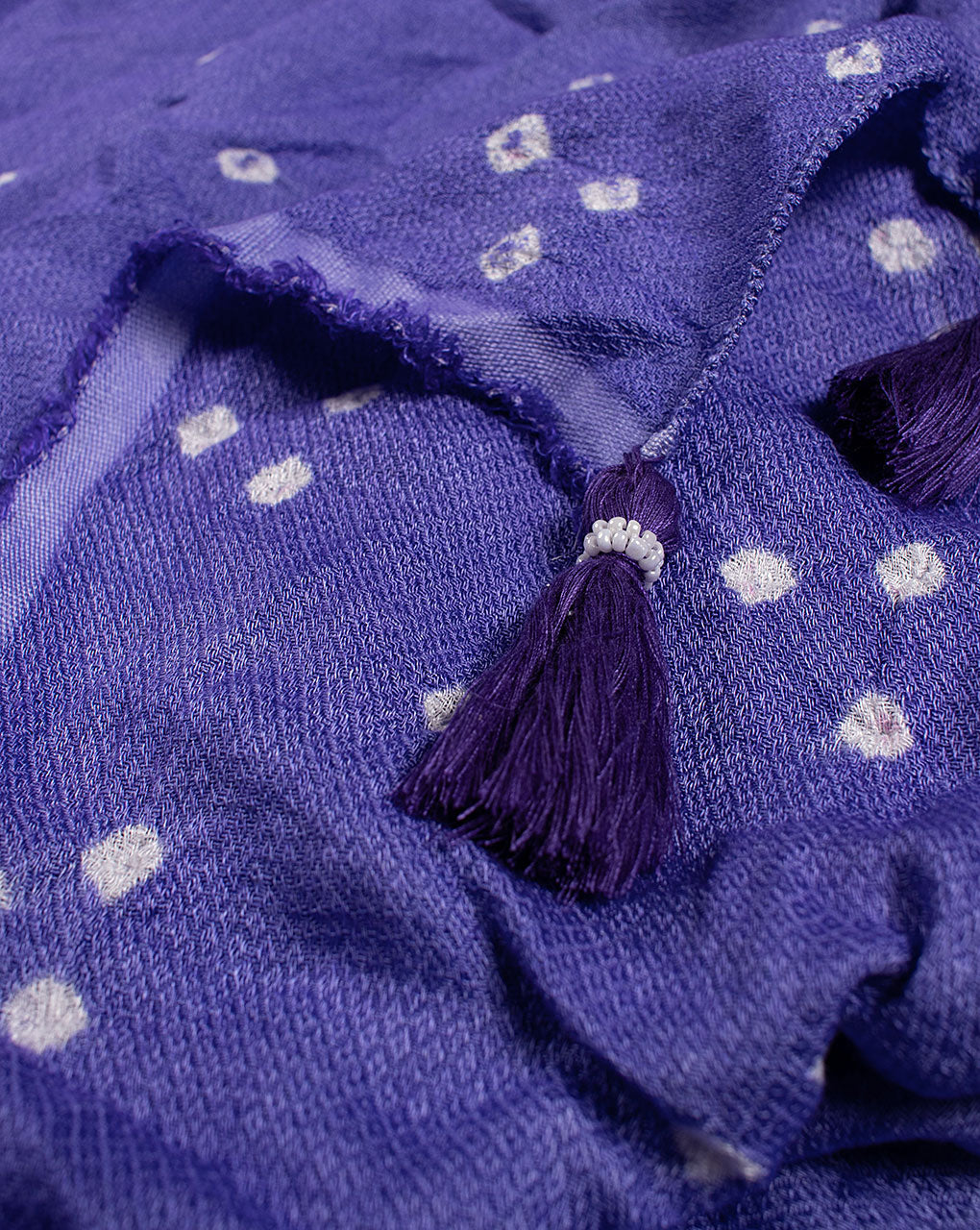 Polka Dots Bandhani Dobby Rayon Dupatta