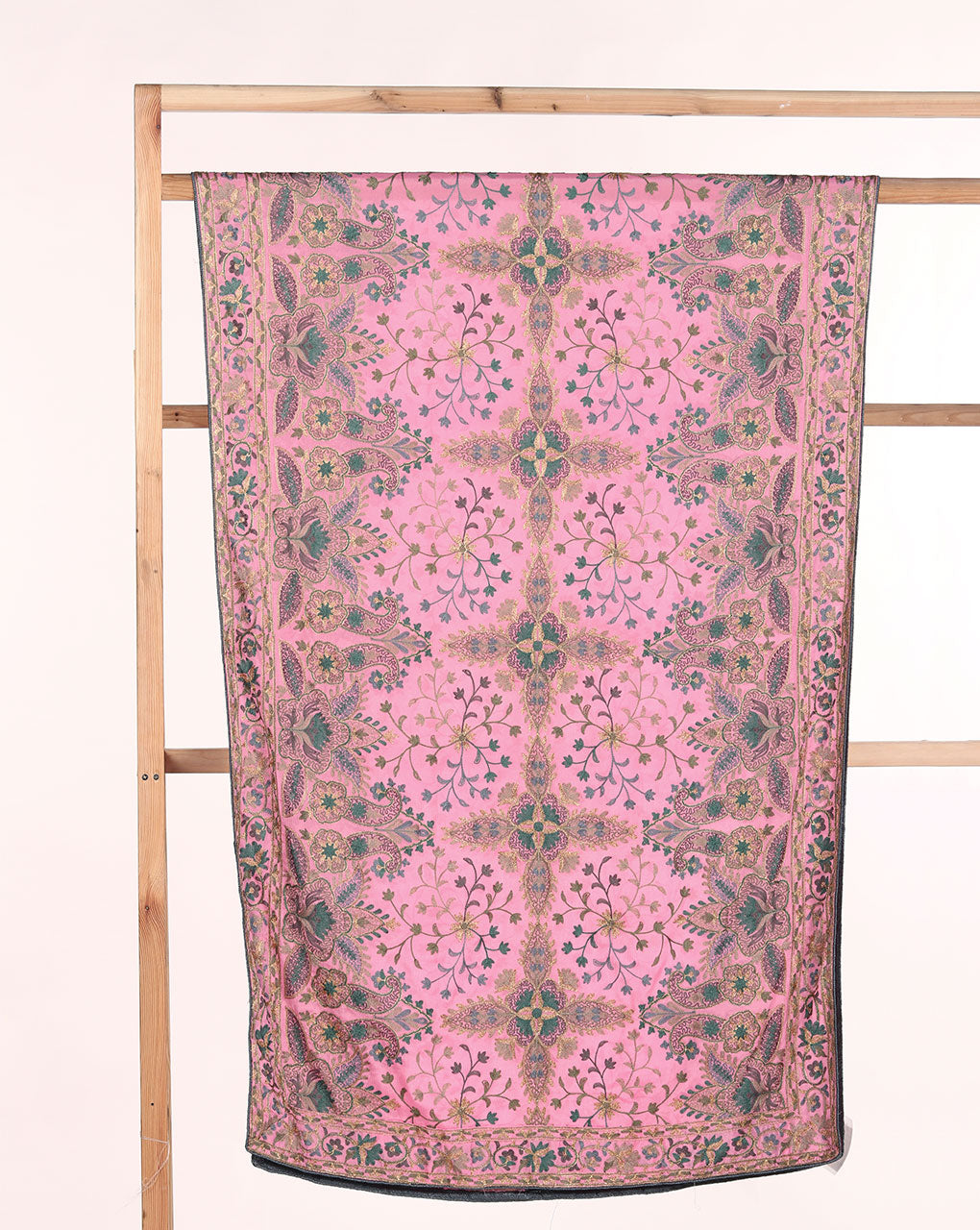 Embroidered Zari Work Chinnon Chiffon Dupatta - Fabriclore.com
