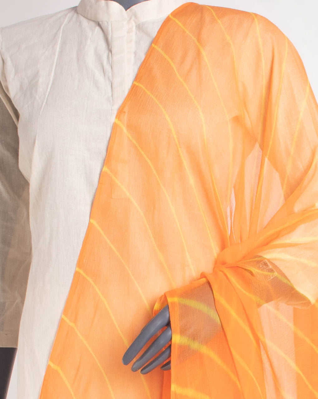 Hand Tie & Dye Viscose Chiffon Dupatta - Fabriclore.com