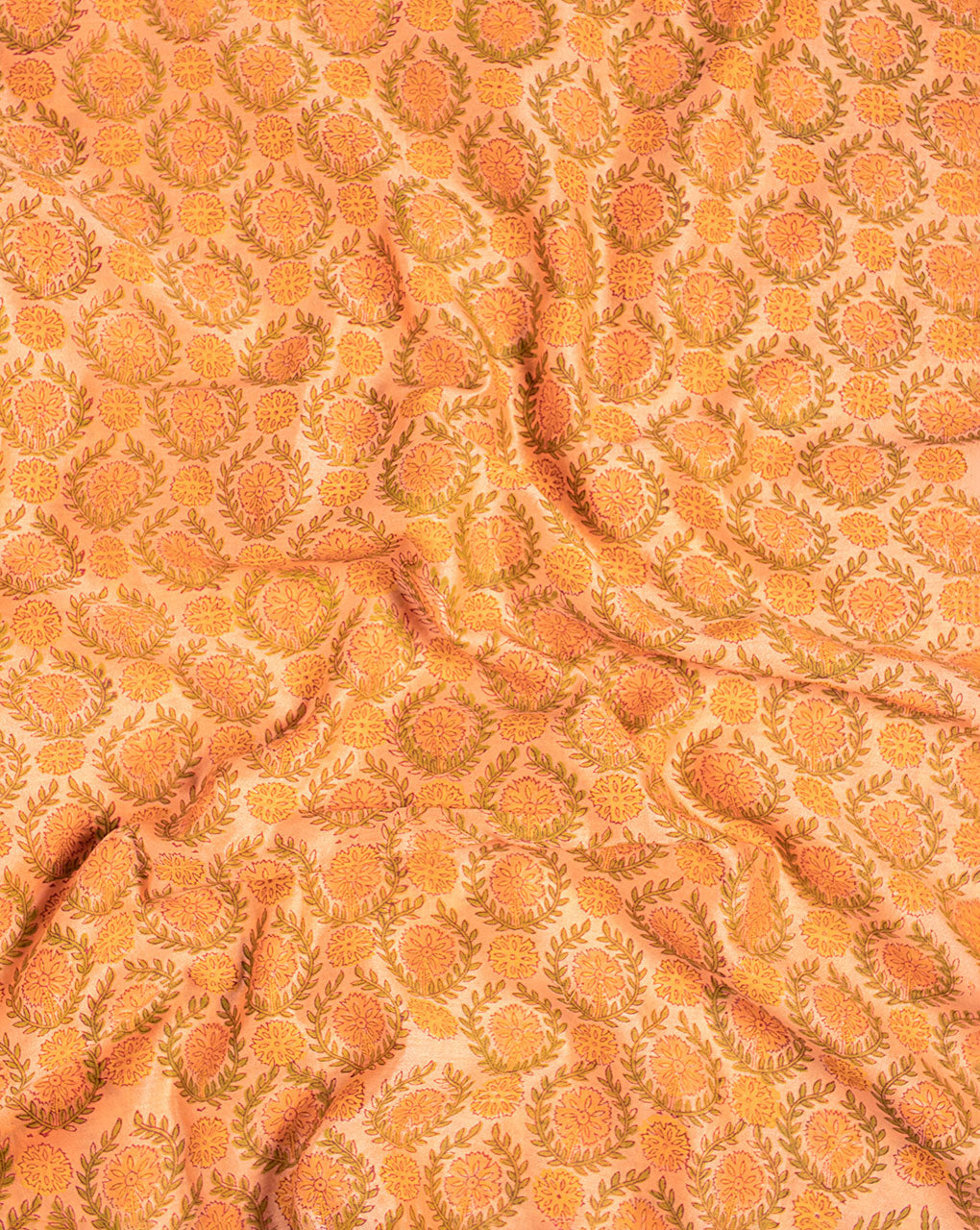 Hand Block Chanderi Dupatta