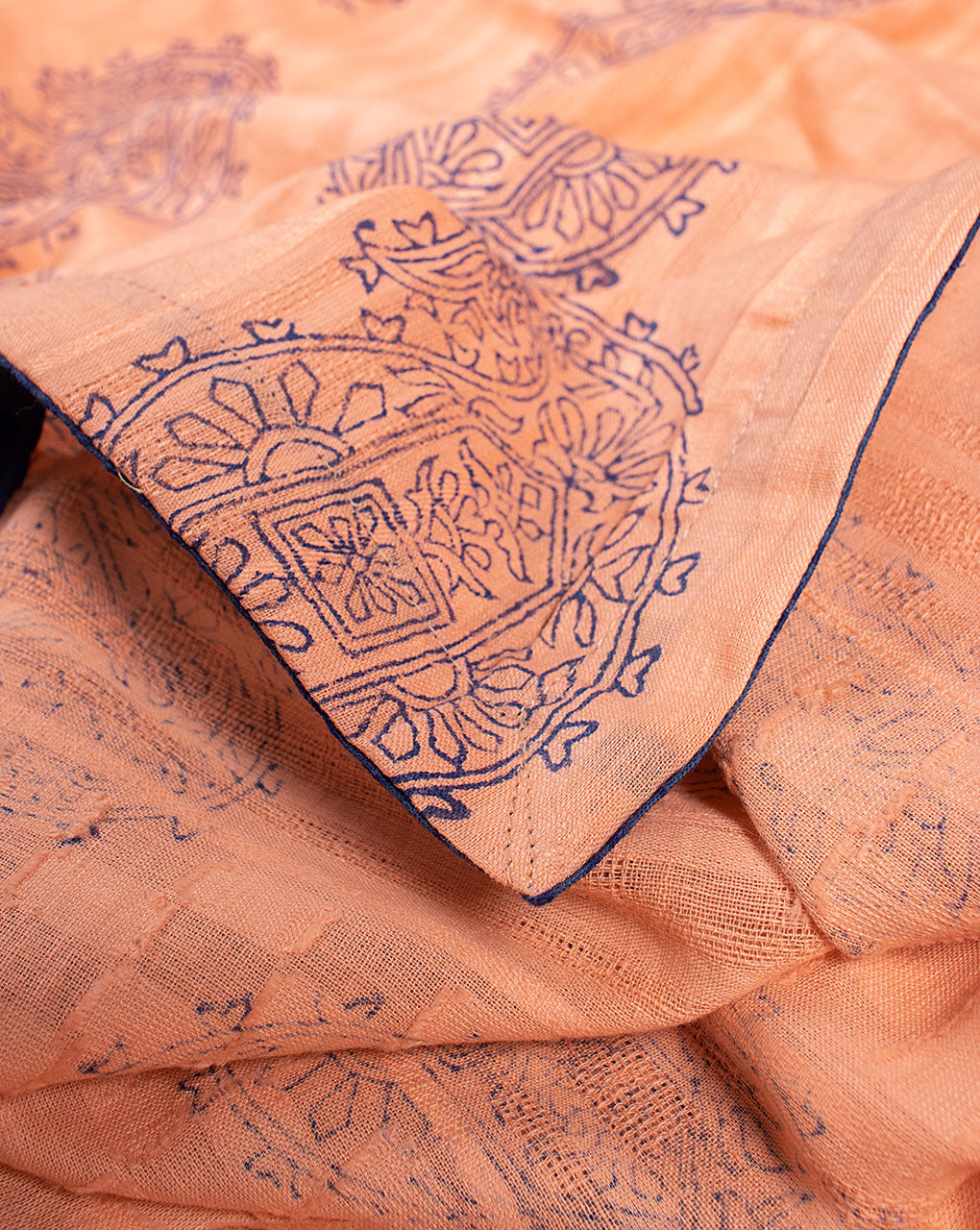 Hand Block Dobby Cotton Dupatta