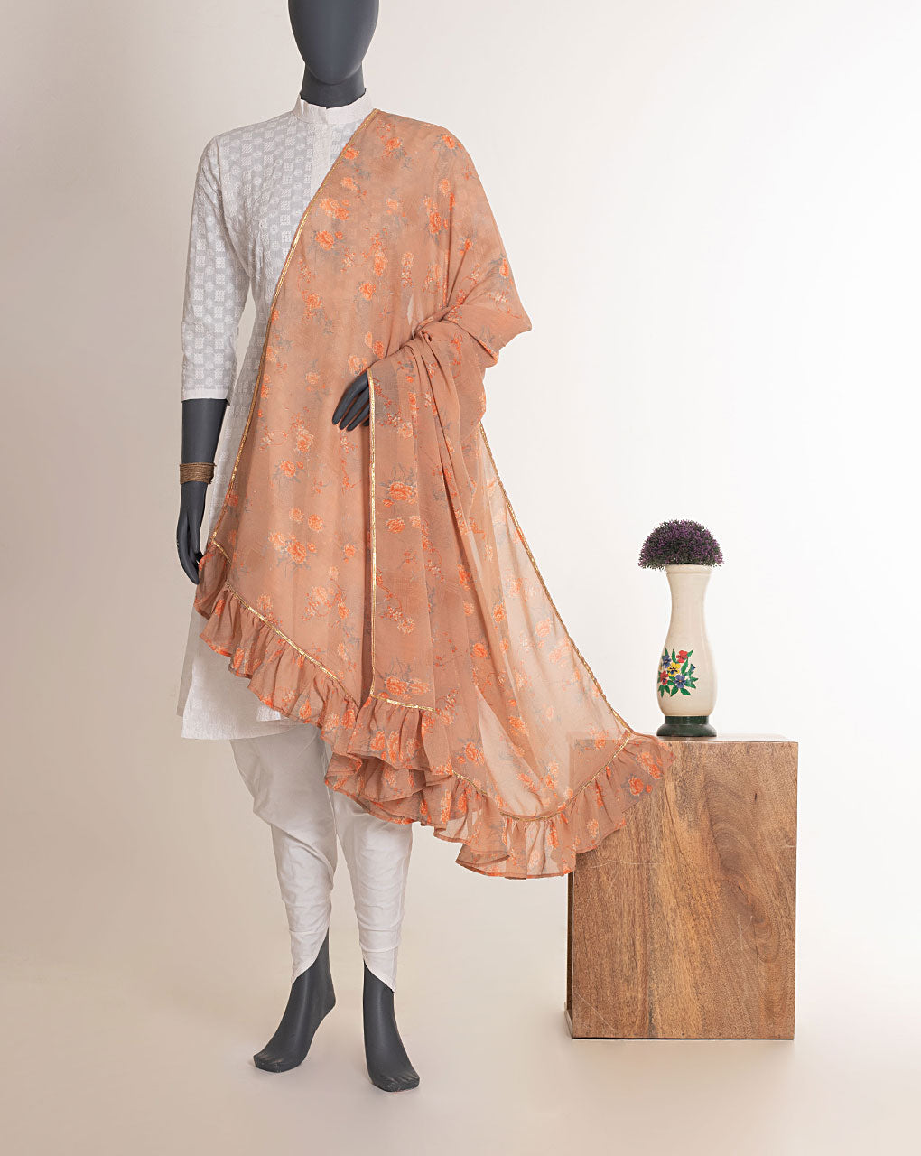 Screen Print Georgette Dupatta