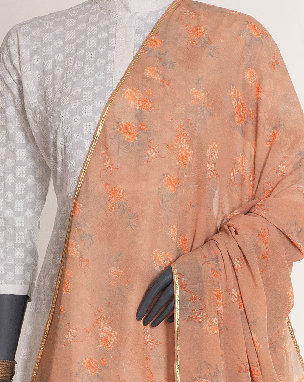 Screen Print Georgette Dupatta