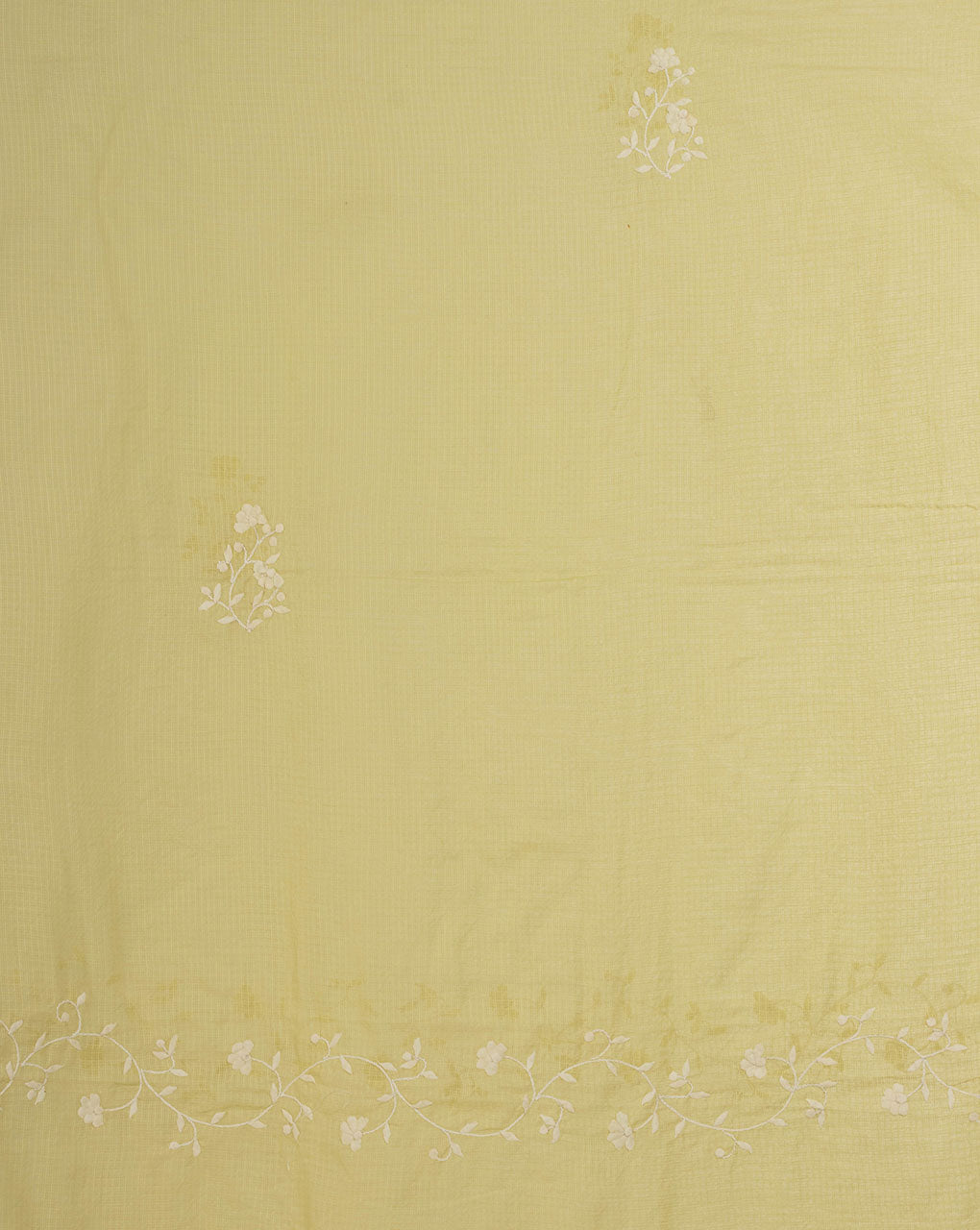 Hand Applique Kota Doria Dupatta - Fabriclore.com