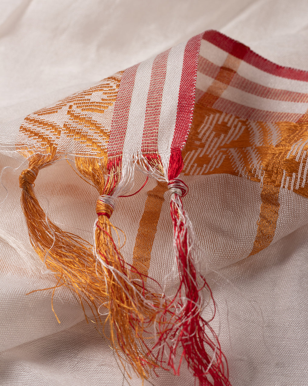 Stripes Bhagalpuri Viscose Dupatta - Fabriclore.com