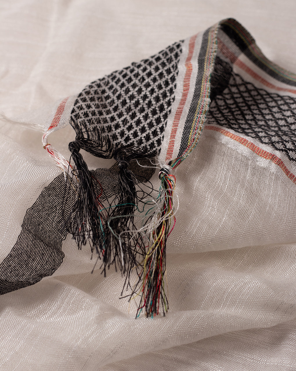 Stripes Bhagalpuri Viscose Dupatta - Fabriclore.com
