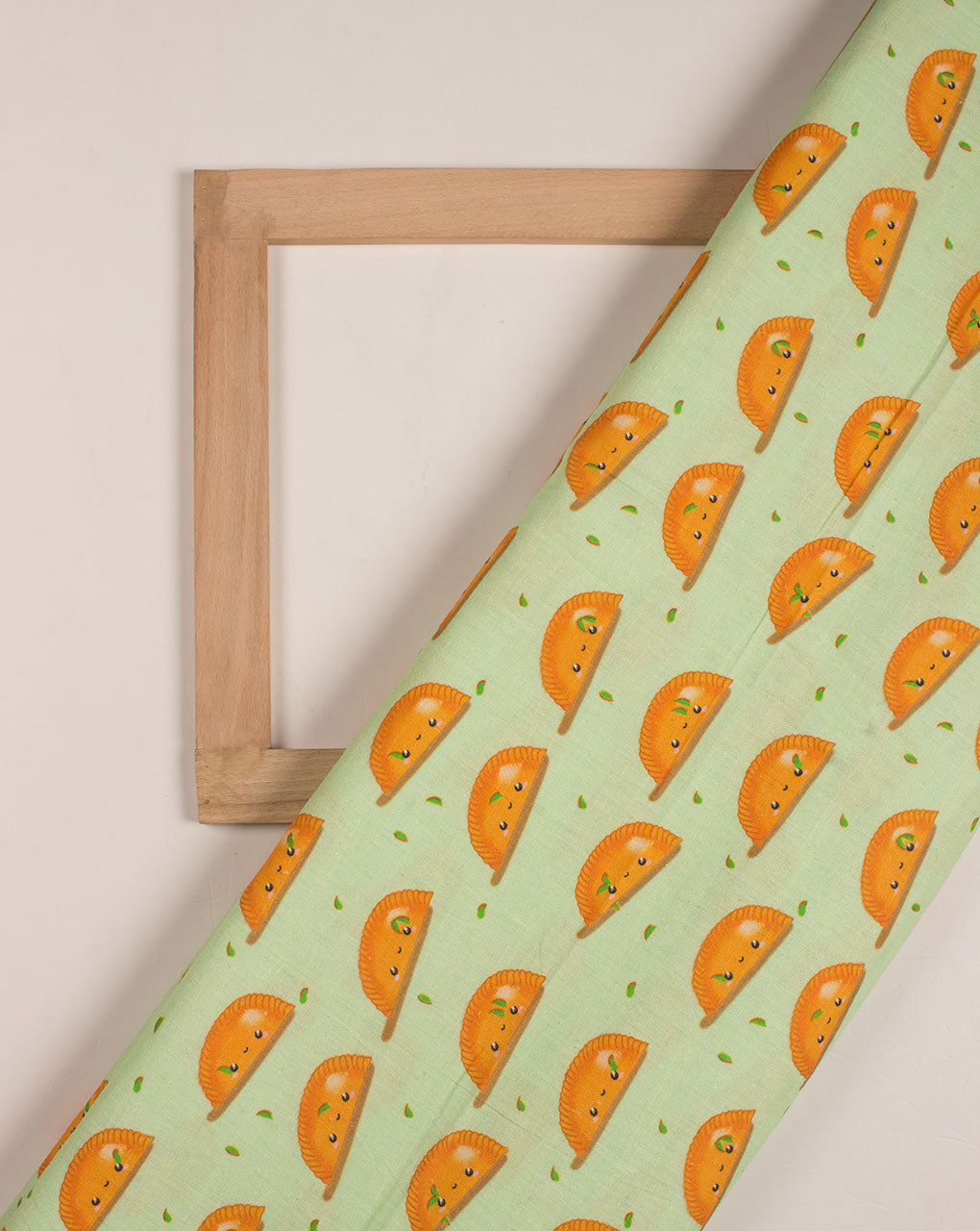 Exclusive Desi Delicacies Digital Print Flex Cotton Fabric - Fabriclore.com