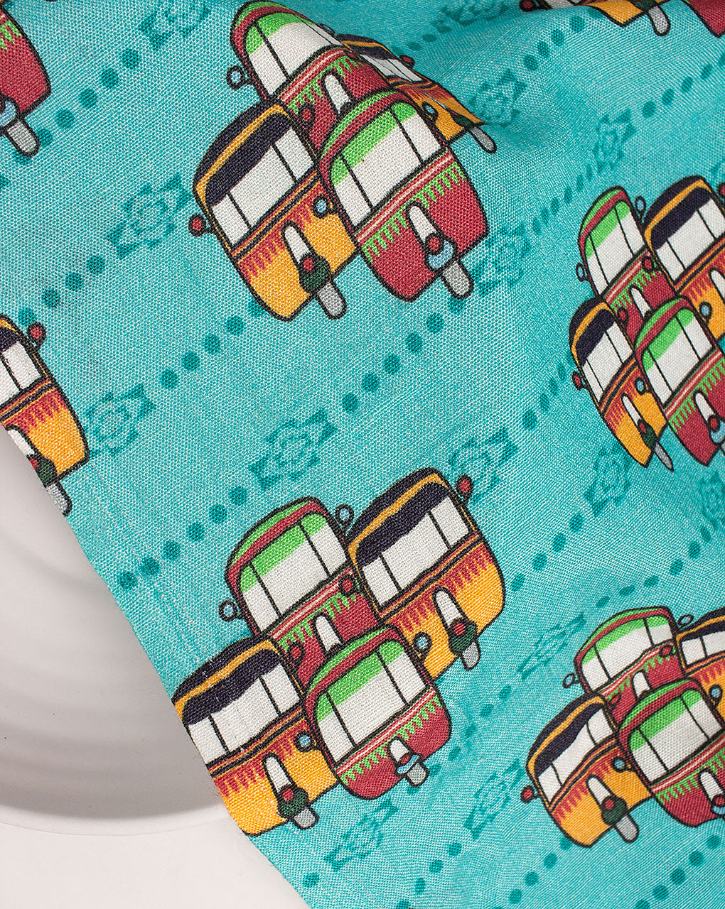 Exclusive Quirky India Digital Print Flex Rayon Fabric