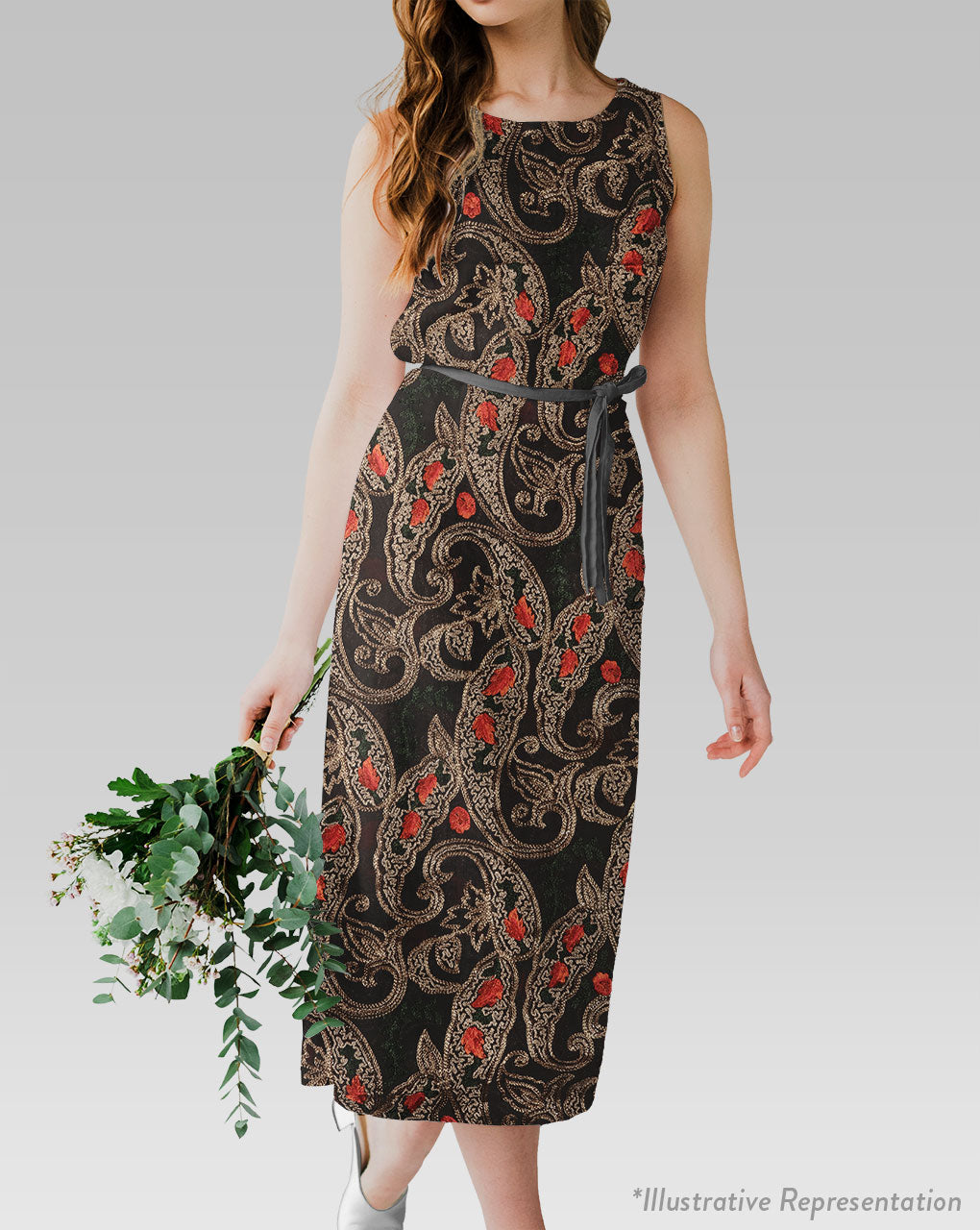 Embroidered Zari Work Viscose Georgette Fabric - Fabriclore.com