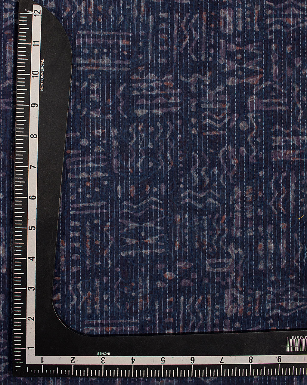 Indigo Hand Block Kantha Cotton Fabric