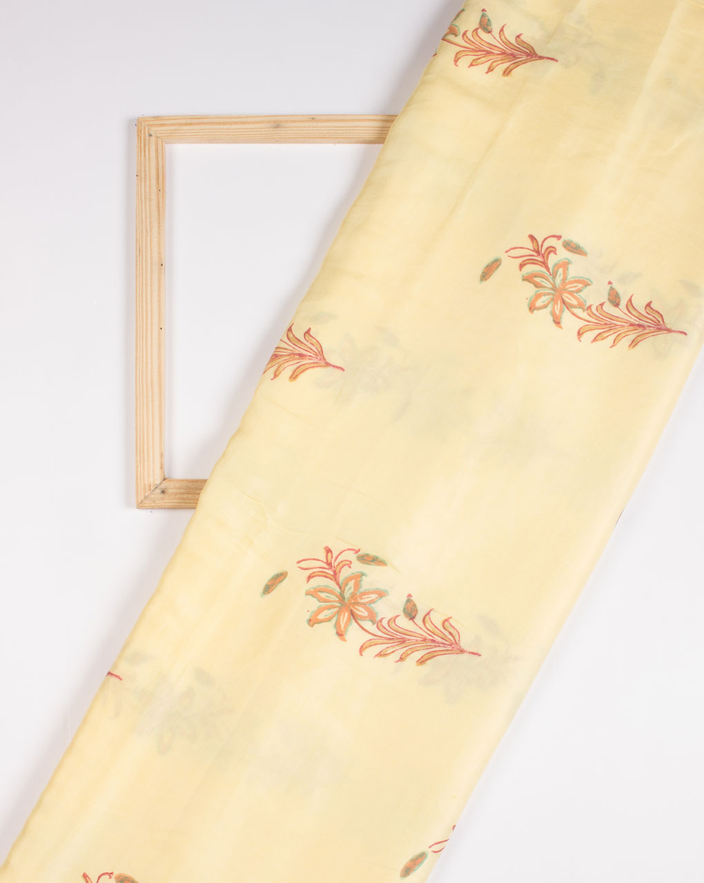 Hand Block Rayon Modal Fabric - Fabriclore.com