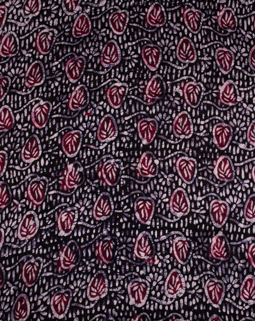 Batik Hand Block Modal Satin Quilted Fabric - Fabriclore.com