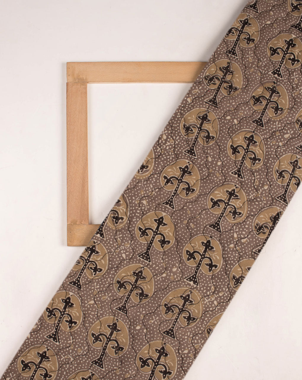 Ajrak Hand Block Cotton Quilted Fabric - Fabriclore.com