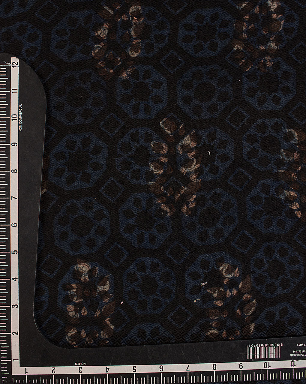Akola Hand Block Dobby Rayon Fabric - Fabriclore.com