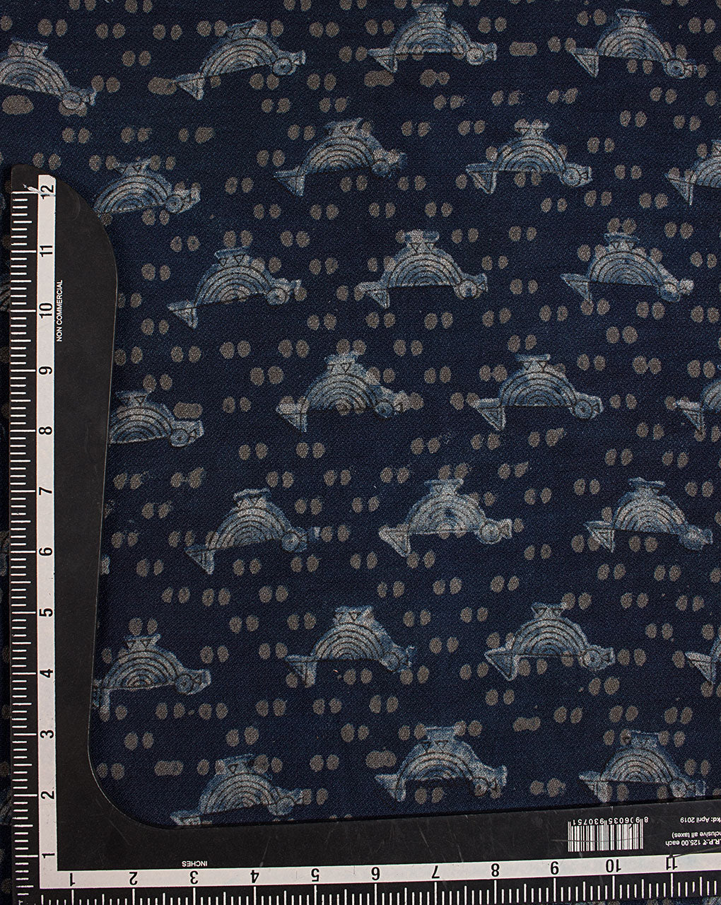 Akola Hand Block Dobby Rayon Fabric - Fabriclore.com