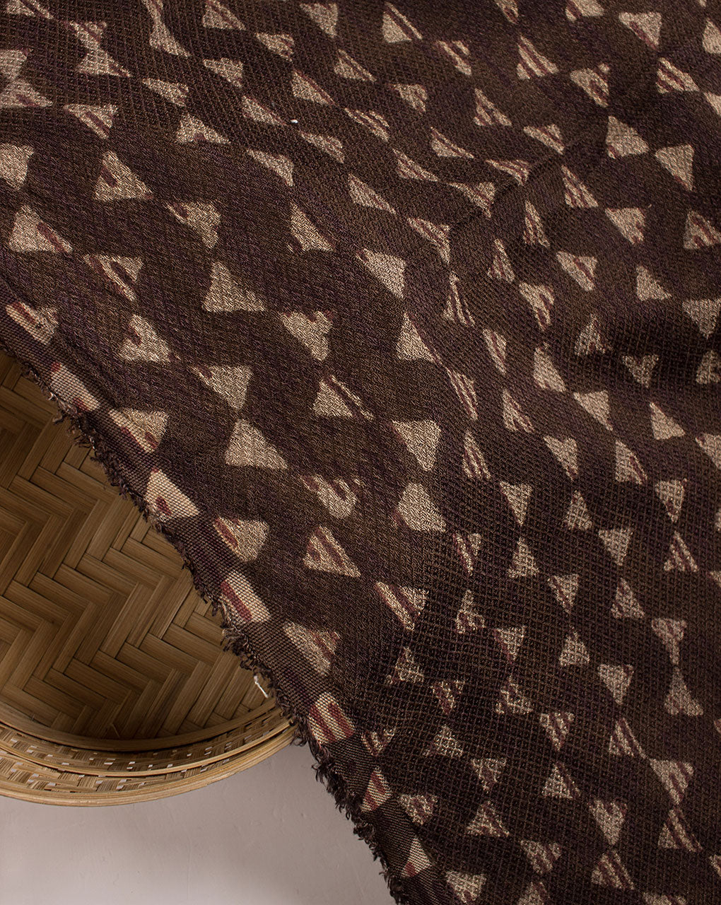 Akola Hand Block Dobby Rayon Fabric - Fabriclore.com