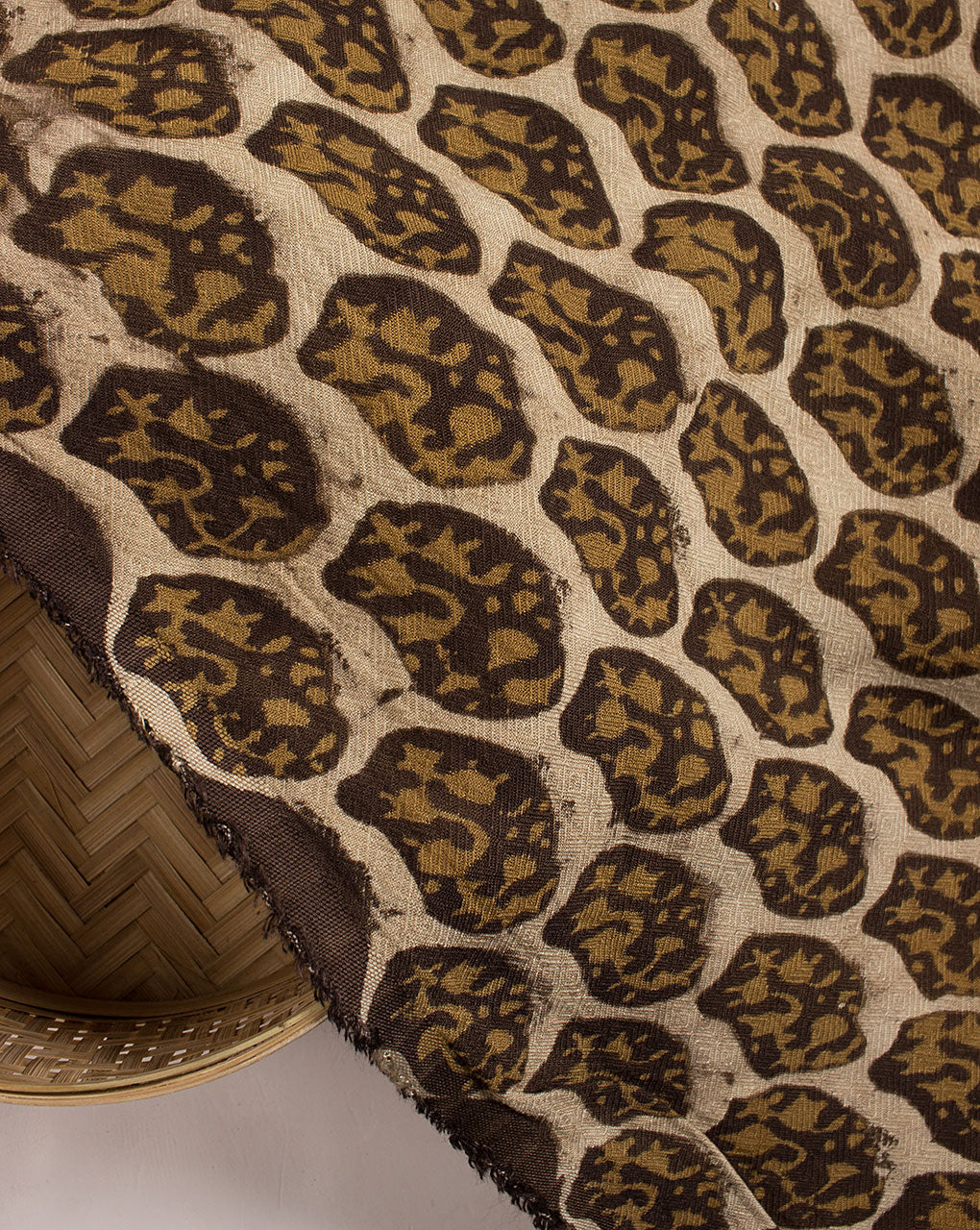 Akola Hand Block Dobby Rayon Fabric - Fabriclore.com